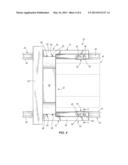 SUPPORT MEMBER FOR A ROTATABLE PLATEN AND A MOLD IN AN INJECTION MOLDING     MACHINE diagram and image