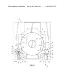 SUPPORT MEMBER FOR A ROTATABLE PLATEN AND A MOLD IN AN INJECTION MOLDING     MACHINE diagram and image