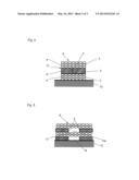 PROCESS FOR PRODUCING COMPOSITE PREPREG BASE, LAYERED BASE, AND     FIBER-REINFORCED PLASTIC diagram and image