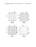 FEATURES FOR MITIGATING THERMAL OR MECHANICAL STRESS ON AN ENVIRONMENTAL     BARRIER COATING diagram and image