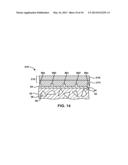 FEATURES FOR MITIGATING THERMAL OR MECHANICAL STRESS ON AN ENVIRONMENTAL     BARRIER COATING diagram and image