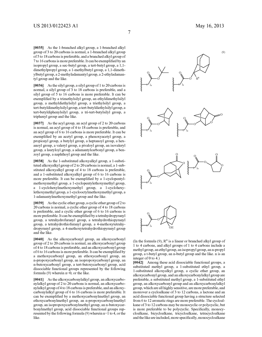 COMPOUND, RADIATION-SENSITIVE COMPOSITION AND RESIST PATTERN FORMATION     METHOD - diagram, schematic, and image 08