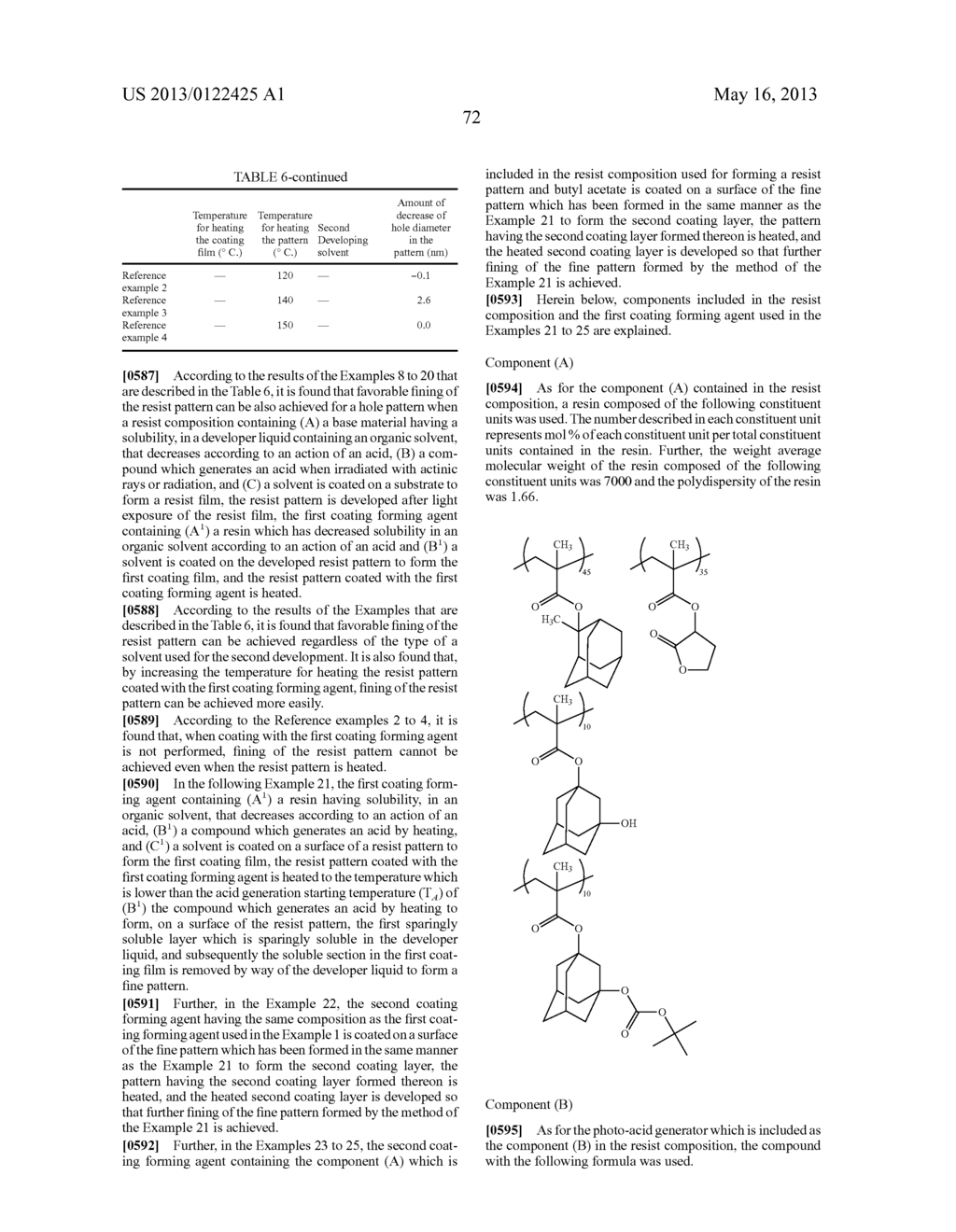 METHOD FOR FORMING FINE PATTERN, AND COATING FORMING AGENT FOR PATTERN     FINING - diagram, schematic, and image 76