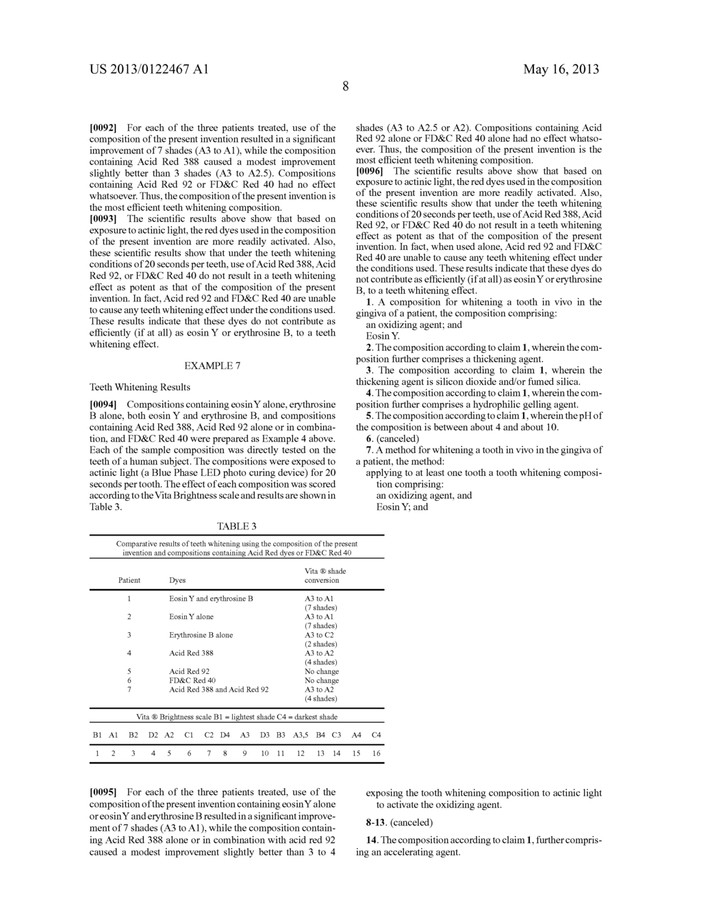 PHOTOACTIVATABLE OXYGEN-EVOLVING COMPOSITIONS AND METHODS FOR TEETH     WHITENING - diagram, schematic, and image 11