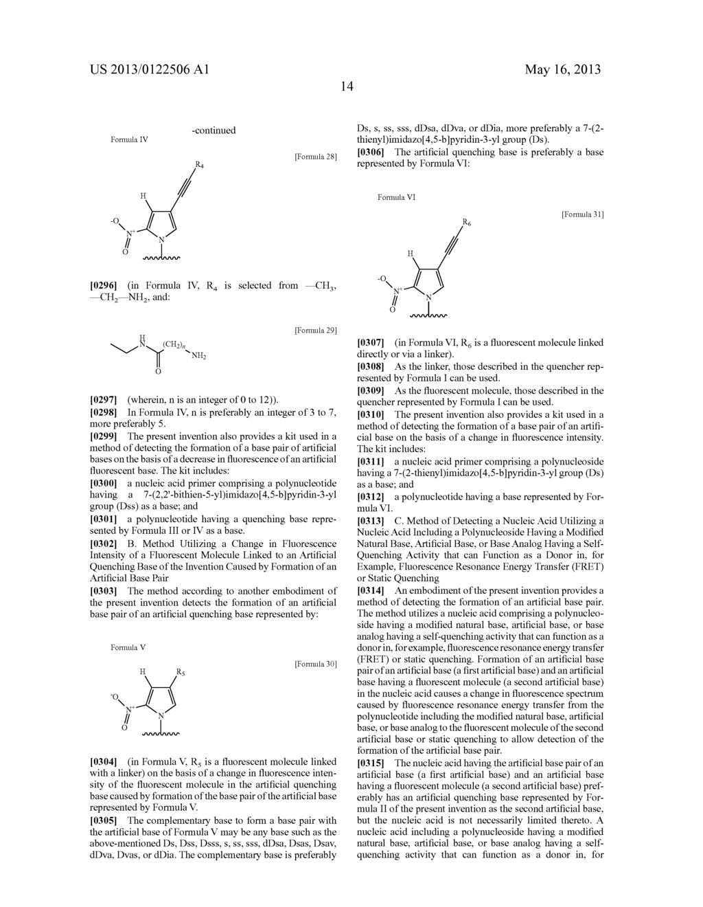 NUCLEIC ACID BASE ANALOGS WITH QUENCHING AND FLUORESCENT ACTIVITIES AND     APPLICATIONS THEREOF - diagram, schematic, and image 54