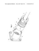 PLUG-TYPE CONNECTOR HAVING A RADIALLY ACTING LATCHING DEVICE diagram and image