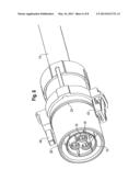 PLUG-TYPE CONNECTOR HAVING A RADIALLY ACTING LATCHING DEVICE diagram and image