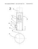 Contrast device for the grinding of products held between centres diagram and image