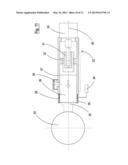 Contrast device for the grinding of products held between centres diagram and image