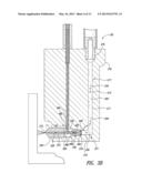 APPARATUS AND PROCESS FOR FORMATION OF LATERALLY DIRECTED FLUID JETS diagram and image