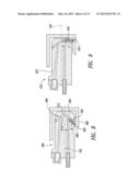 APPARATUS AND PROCESS FOR FORMATION OF LATERALLY DIRECTED FLUID JETS diagram and image