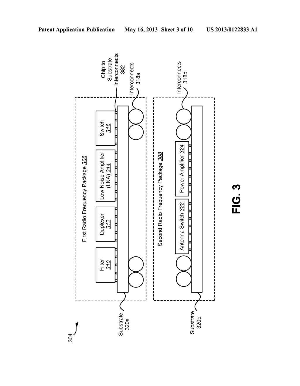 RADIO FREQUENCY PACKAGE ON PACKAGE CIRCUIT - diagram, schematic, and image 04