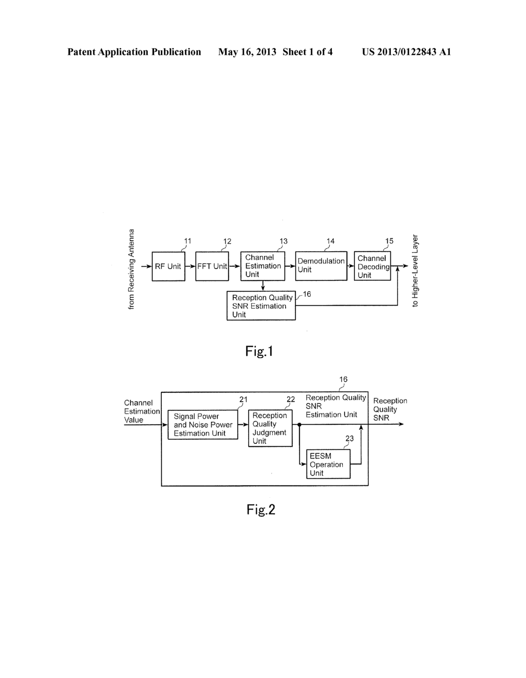 RECEIVER AND METHOD OF ESTIMATING SIGNAL TO NOISE POWER RATIO - diagram, schematic, and image 02