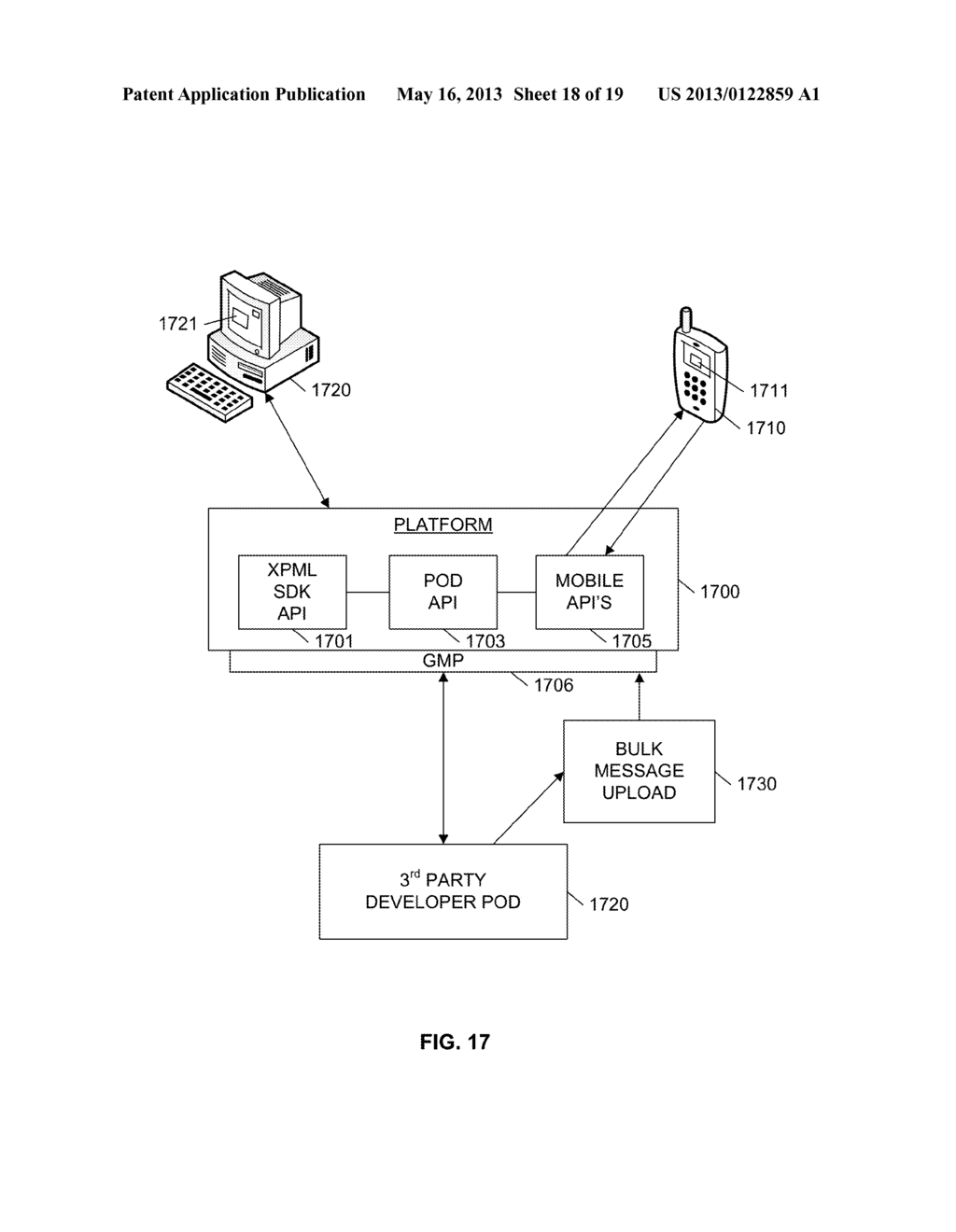 APPLICATION POD INTEGRATION WITH AUTOMATED MOBILE PHONE BILLING AND     DISTRIBUTION PLATFORM - diagram, schematic, and image 19