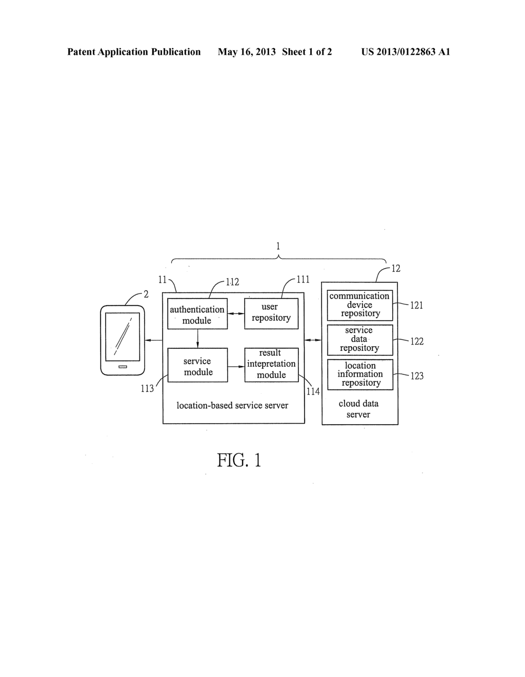 LOCATION-BASED SERVICE SYSTEM AND SERVING METHOD - diagram, schematic, and image 02