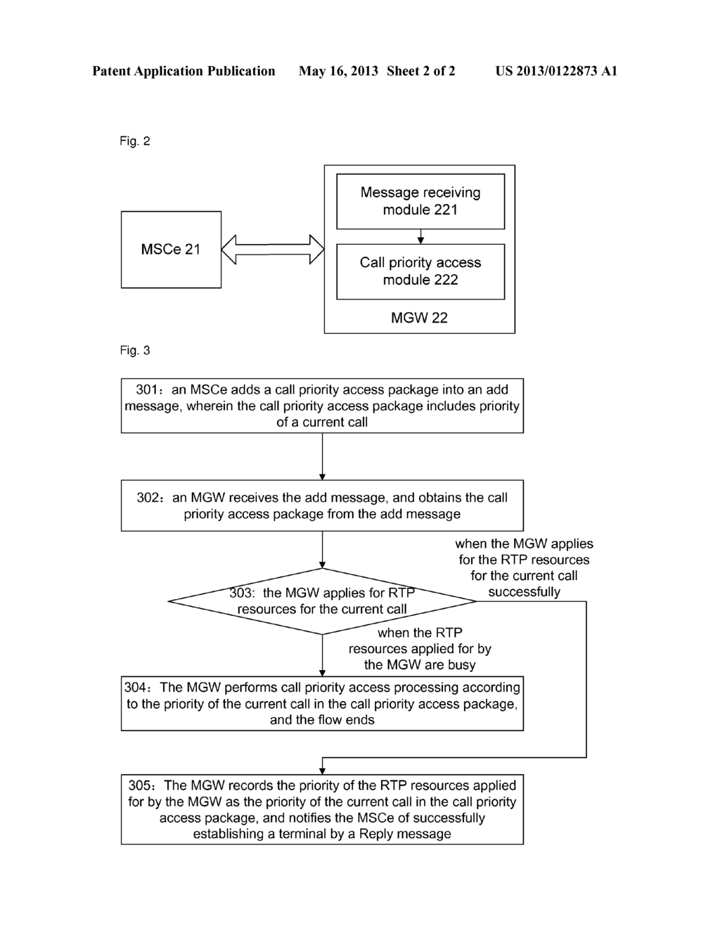 Method and system for realizing call priority access - diagram, schematic, and image 03