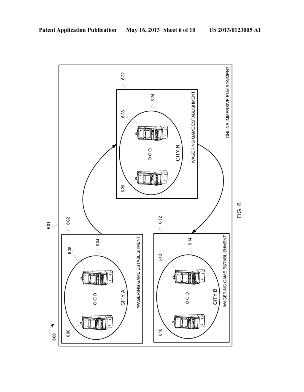 ONLINE IMMERSIVE ENVIRONMENT AND WAGERING GAMES - diagram, schematic, and image 07