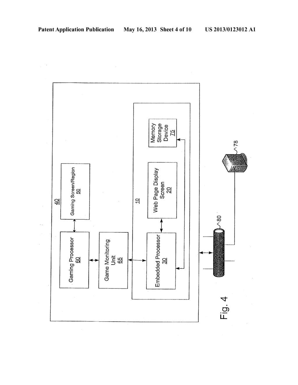 USER INTERFACE SYSTEM AND METHOD FOR A GAMING MACHINE - diagram, schematic, and image 05