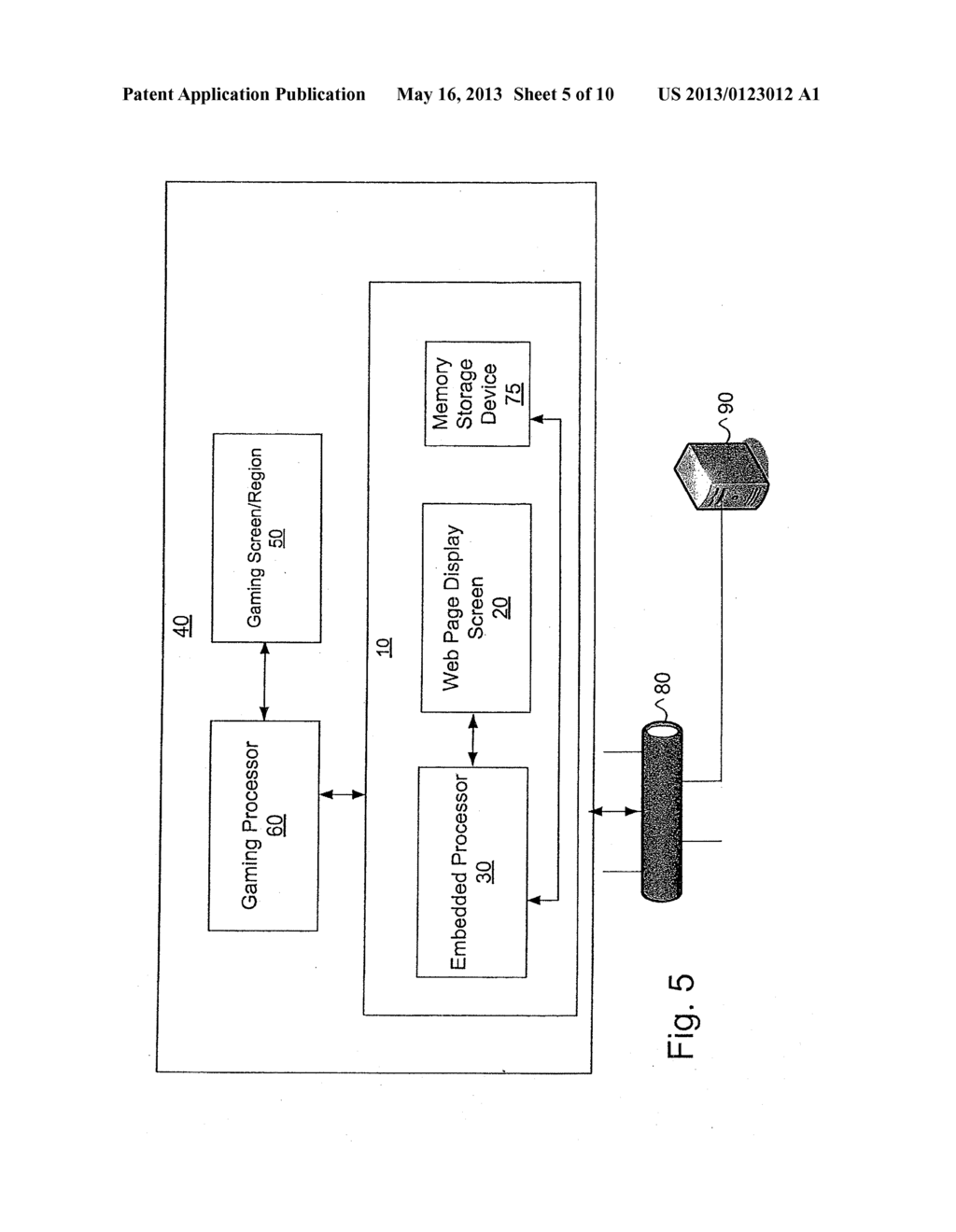 USER INTERFACE SYSTEM AND METHOD FOR A GAMING MACHINE - diagram, schematic, and image 06