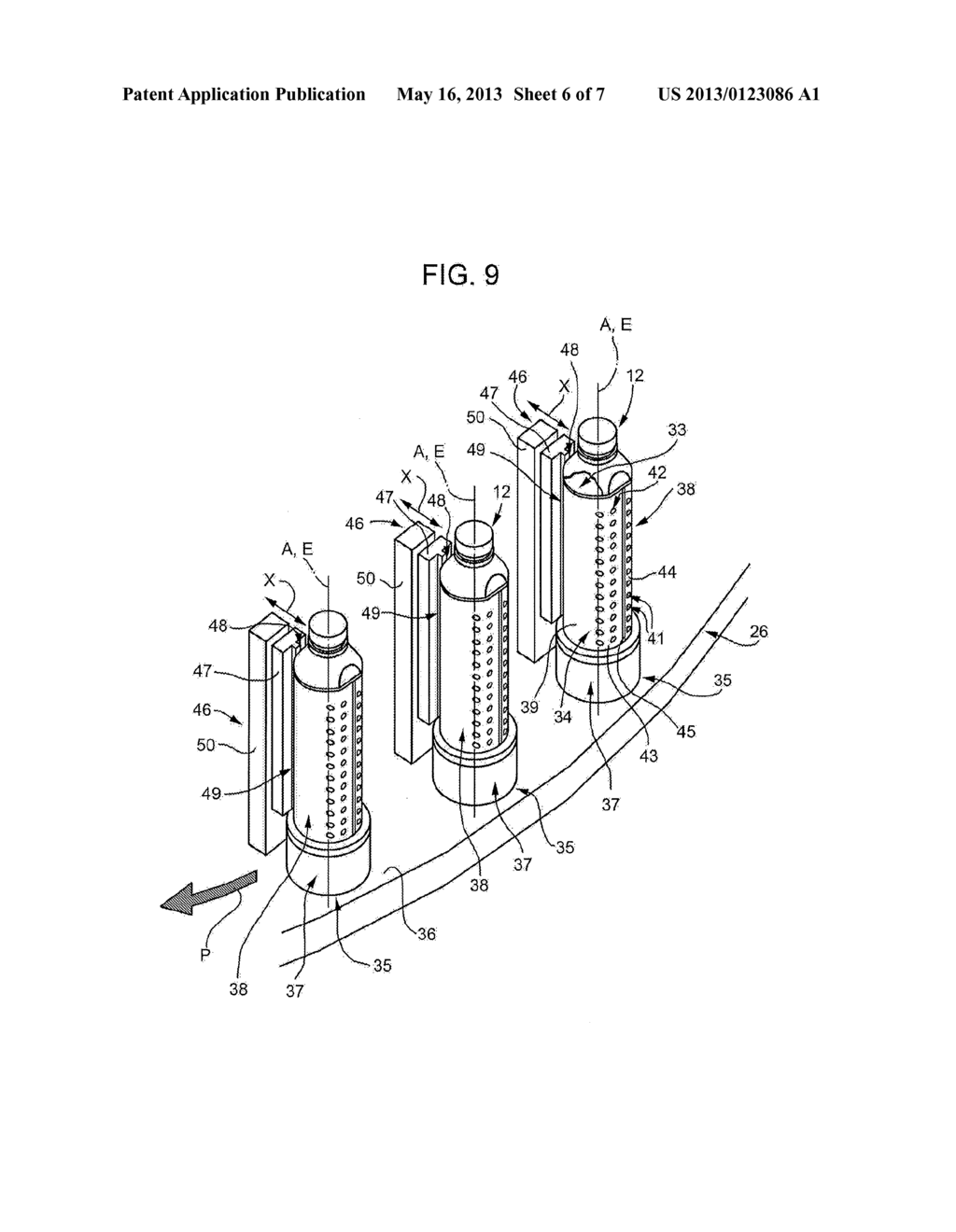 METHOD AND A MACHINE FOR PRODUCING A CONTAINER, IN PARTICULAR A CONTAINER     FOR POURABLE FOOD PRODUCTS - diagram, schematic, and image 07