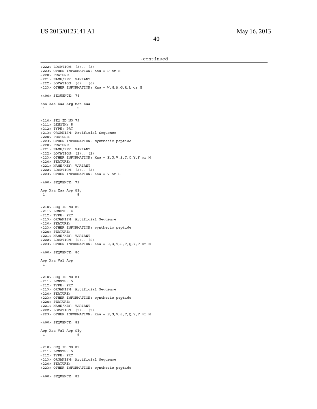 Cellular Libraries of Peptide Sequences (CLiPS) and Methods of Using the     Same - diagram, schematic, and image 58