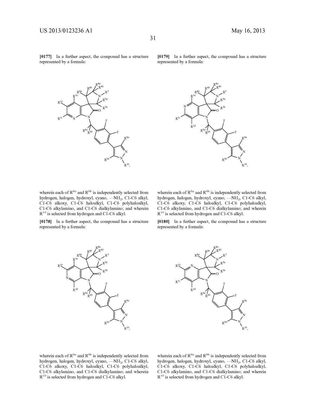 SUBSTITUTED BENZYLSPIROINDOLIN-2-ONE ANALOGS AS POSITIVE ALLOSTERIC     MODULATORS OF THE MUSCARINIC ACETYLCHOLINE RECEPTOR M1 - diagram, schematic, and image 32