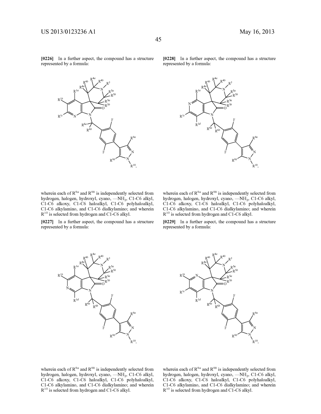 SUBSTITUTED BENZYLSPIROINDOLIN-2-ONE ANALOGS AS POSITIVE ALLOSTERIC     MODULATORS OF THE MUSCARINIC ACETYLCHOLINE RECEPTOR M1 - diagram, schematic, and image 46