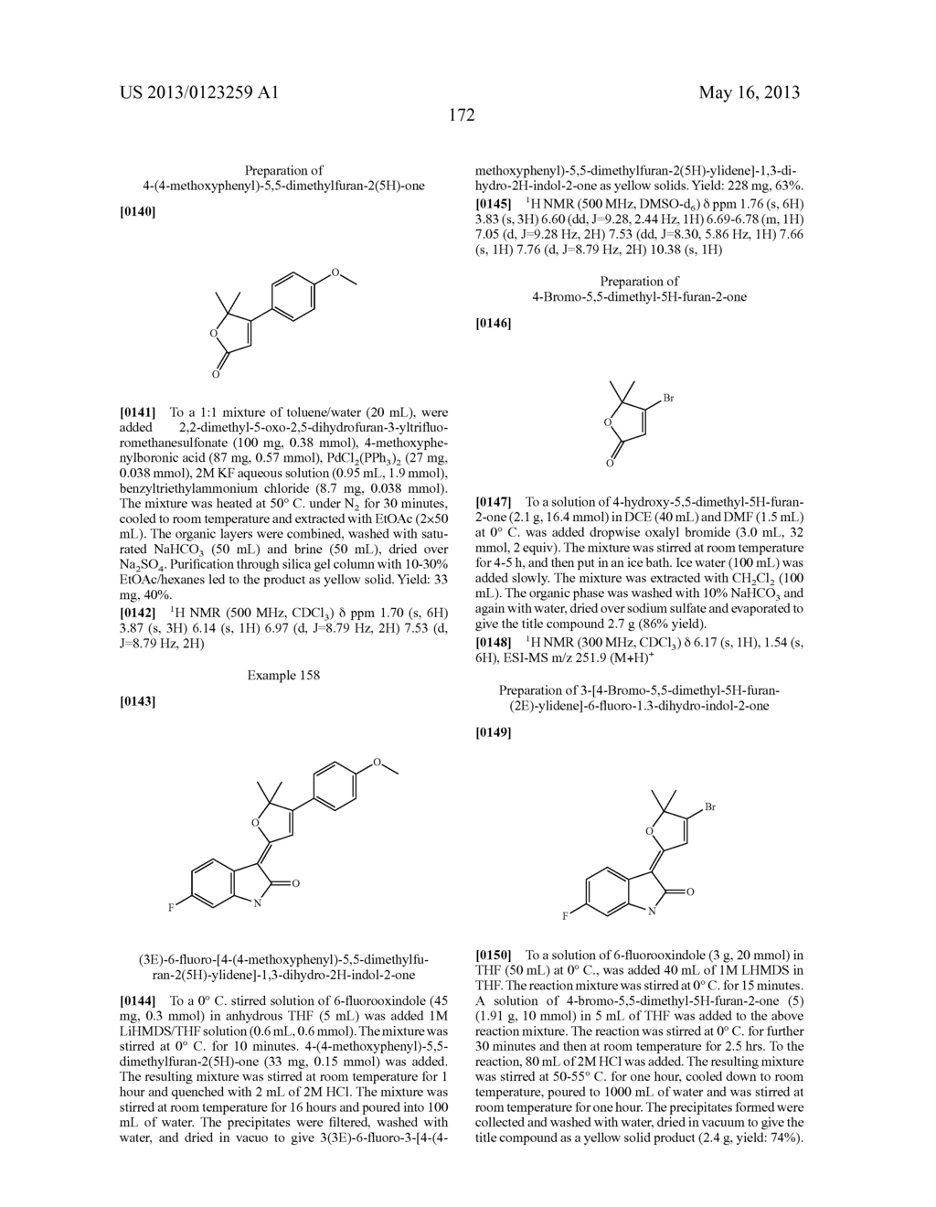 SUBSTITUTED 3-(5-MEMBERED UNSATURATED HETEROCYCLYL-1,     3-DIHYDRO-INDOL-2-ONES AND DERIVATIVES THEREOF AS KINASE INHIBITORS - diagram, schematic, and image 179