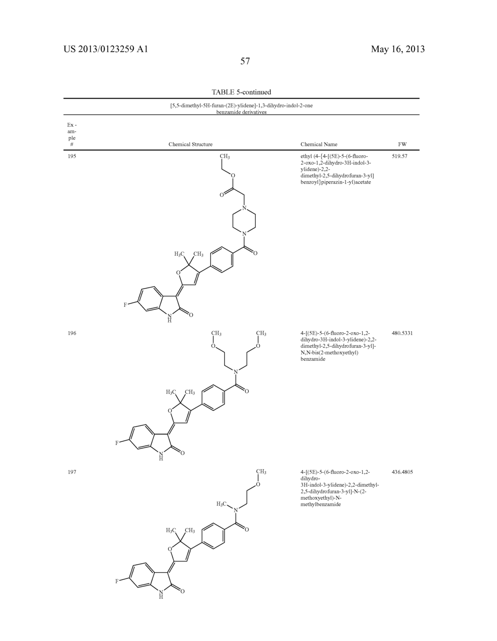 SUBSTITUTED 3-(5-MEMBERED UNSATURATED HETEROCYCLYL-1,     3-DIHYDRO-INDOL-2-ONES AND DERIVATIVES THEREOF AS KINASE INHIBITORS - diagram, schematic, and image 64