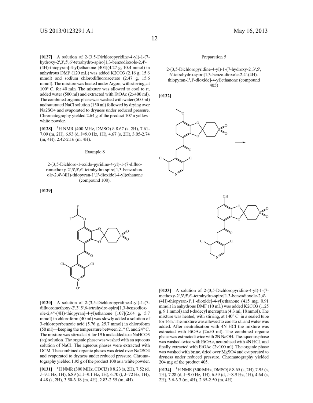 BENZODIOXOLE OR BENZODIOXEPINE HETEROCYCLIC COMPOUNDS AS PHOSPHODIESTERASE     INHIBITORS - diagram, schematic, and image 13