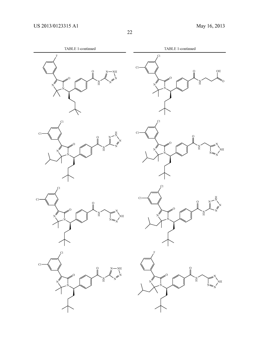 SUBSTITUTED IMIDAZOLONES, COMPOSITIONS CONTAINING SUCH COMPOUNDS AND     METHODS OF USE - diagram, schematic, and image 23