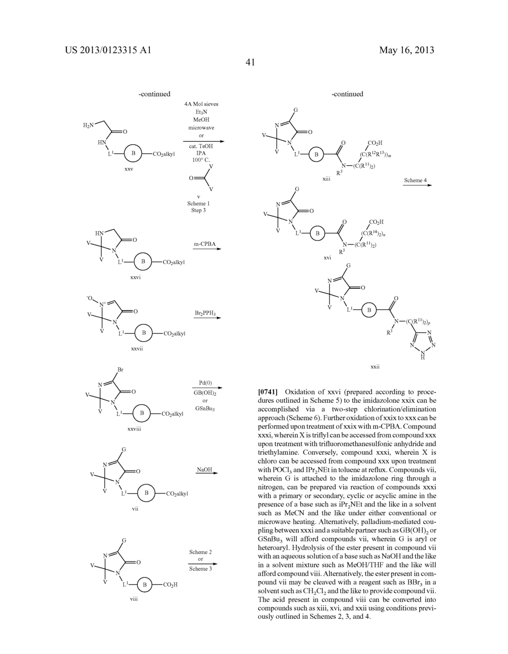 SUBSTITUTED IMIDAZOLONES, COMPOSITIONS CONTAINING SUCH COMPOUNDS AND     METHODS OF USE - diagram, schematic, and image 42