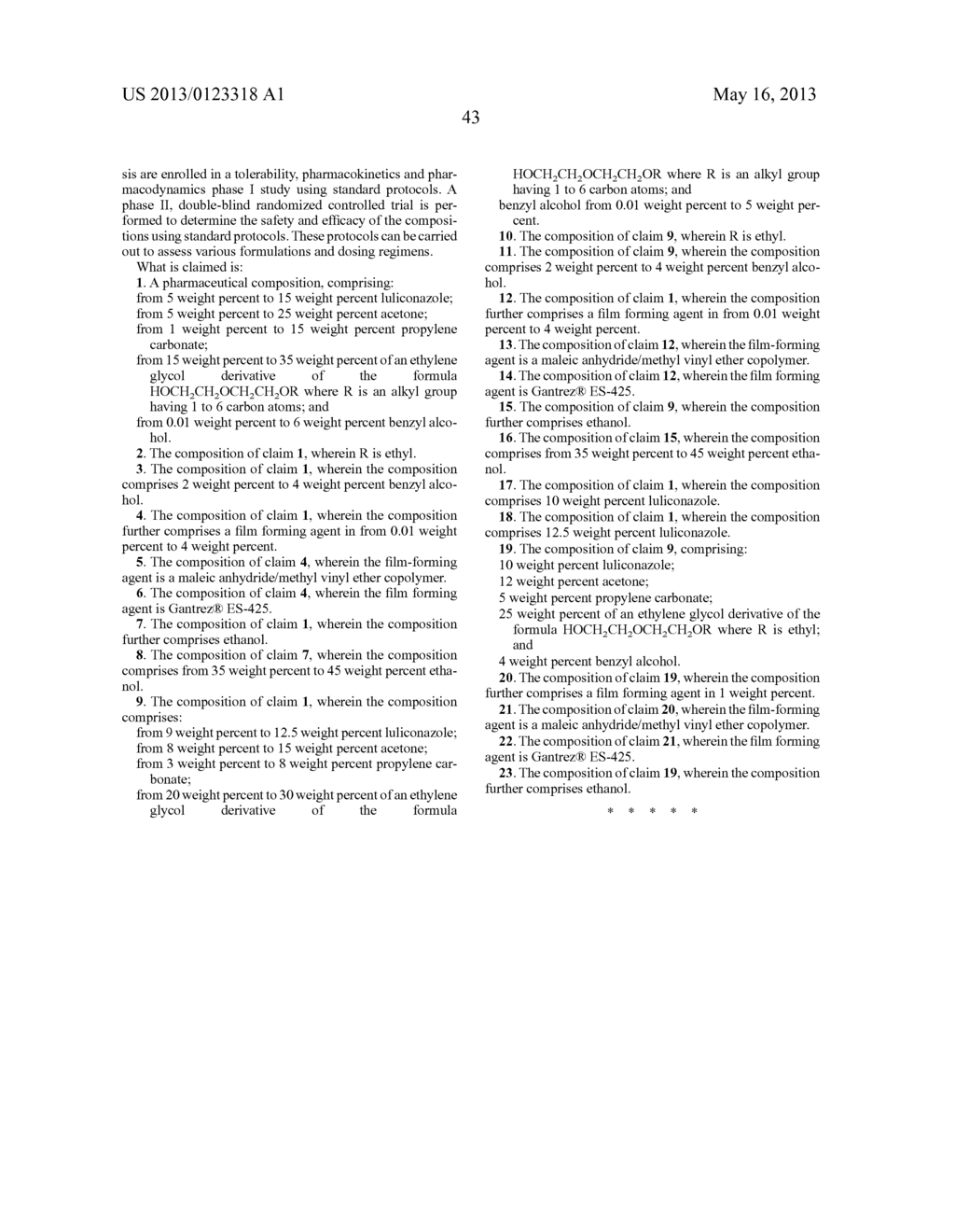 ANTI-FUNGAL FORMULATION - diagram, schematic, and image 51