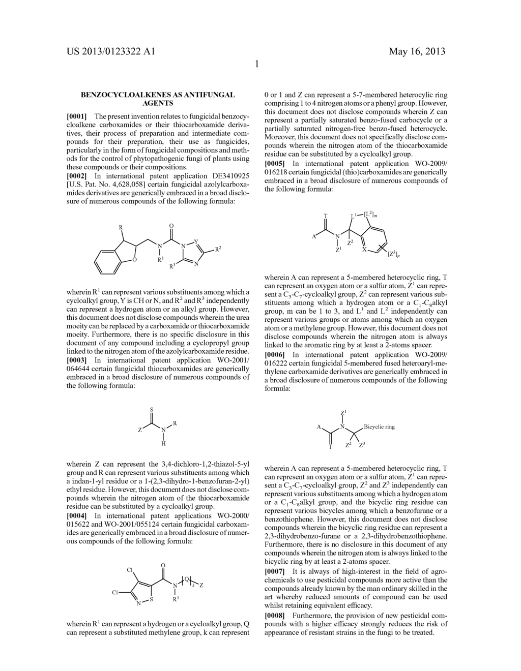 BENZOCYCLOALKENES AS ANTIFUNGAL AGENTS - diagram, schematic, and image 02