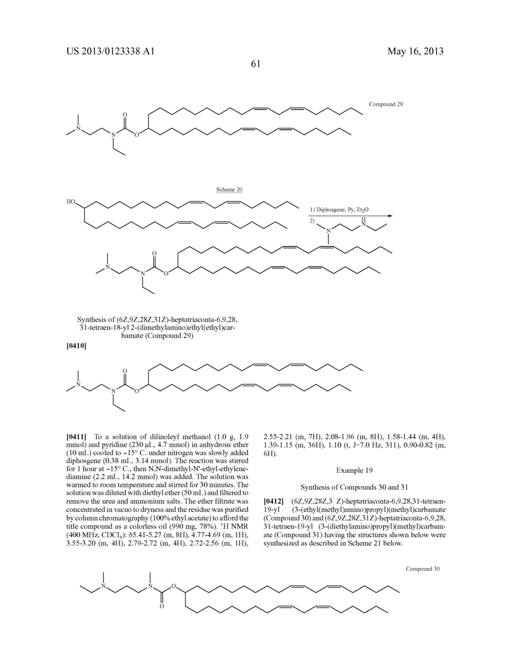 NOVEL CATIONIC LIPIDS AND METHODS OF USE THEREOF - diagram, schematic, and image 62