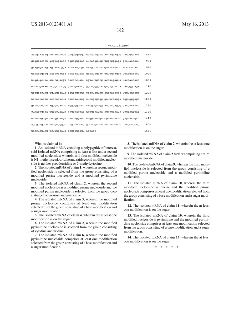 MODIFIED NUCLEOSIDES, NUCLEOTIDES, AND NUCLEIC ACIDS, AND USES THEREOF - diagram, schematic, and image 203