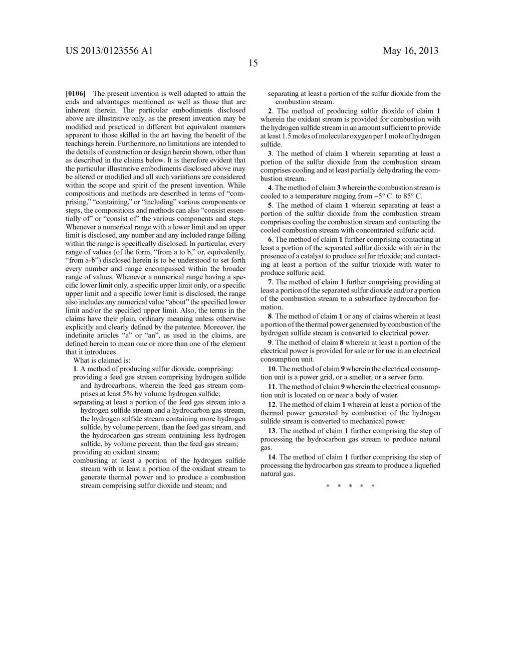 METHOD OF PRODUCING SULFUR DIOXIDE - diagram, schematic, and image 20