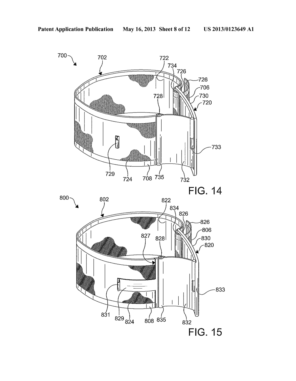 CUFF FOR A BLOOD PRESSURE MEASURING SYSTEM - diagram, schematic, and image 09