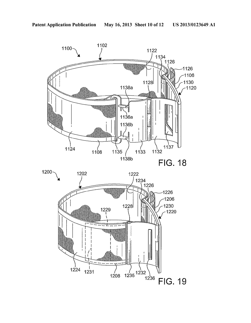 CUFF FOR A BLOOD PRESSURE MEASURING SYSTEM - diagram, schematic, and image 11