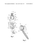 POLYAXIAL BONE ANCHORING DEVICE diagram and image