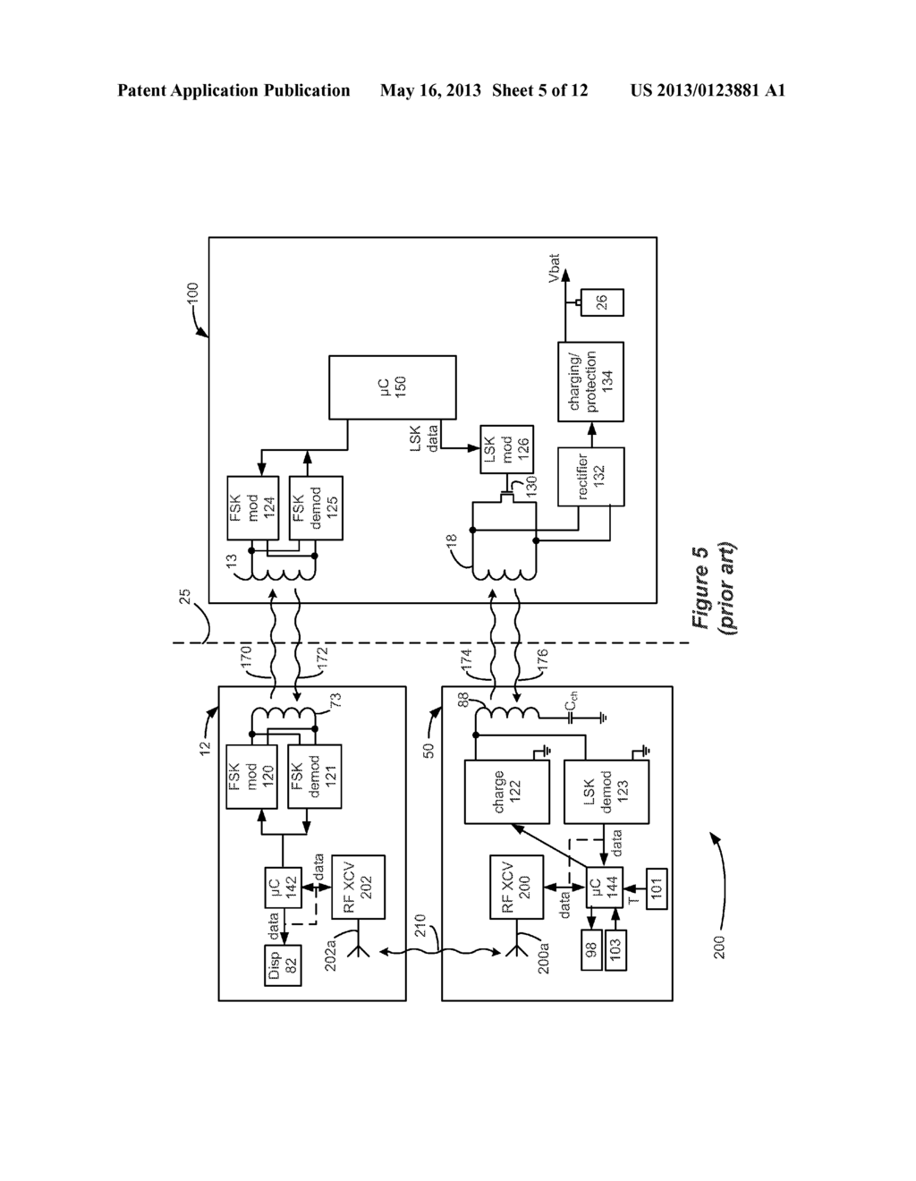 External Charger for an Implantable Medical Device System Having a Coil     for Communication and Charging - diagram, schematic, and image 06