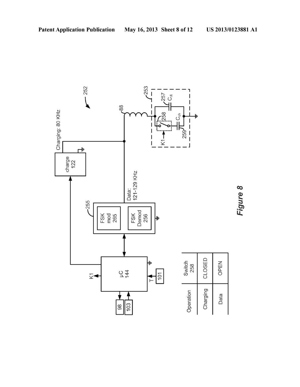 External Charger for an Implantable Medical Device System Having a Coil     for Communication and Charging - diagram, schematic, and image 09