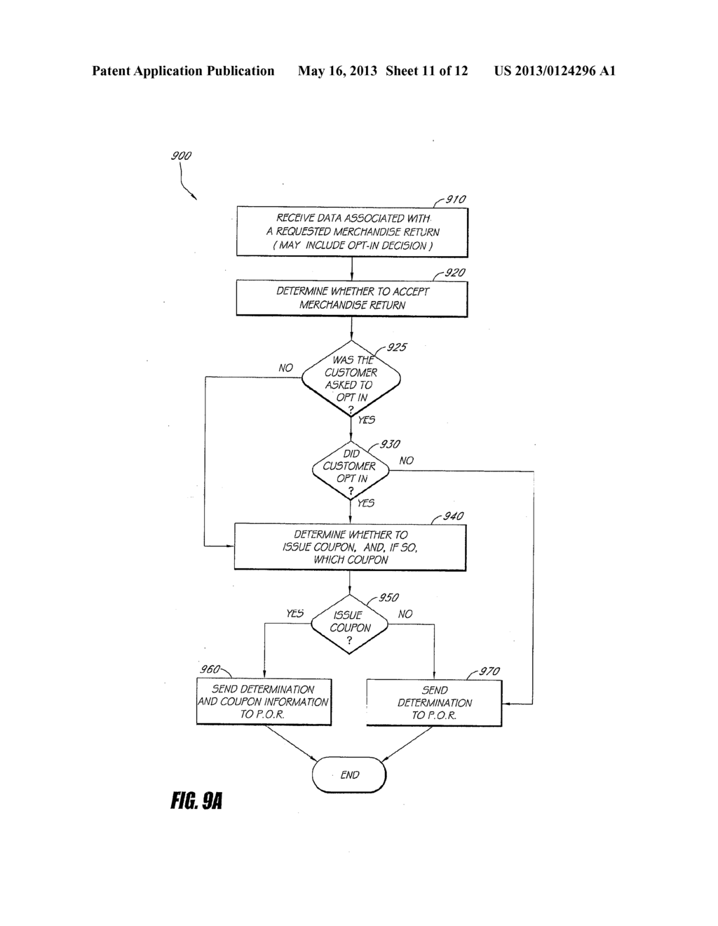 SYSTEMS AND METHODS FOR DETERMINING WHETHER TO OFFER A REWARD AT A POINT     OF RETURN - diagram, schematic, and image 12