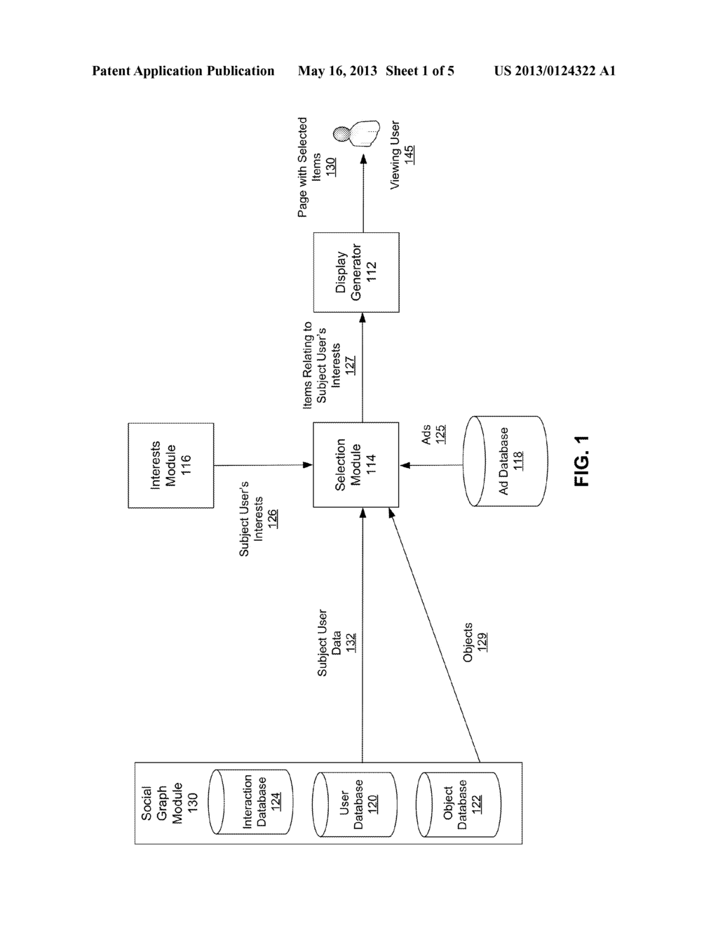 TARGETING INFORMATION TO A USER BASED ON VIEWED PROFILE PAGES - diagram, schematic, and image 02