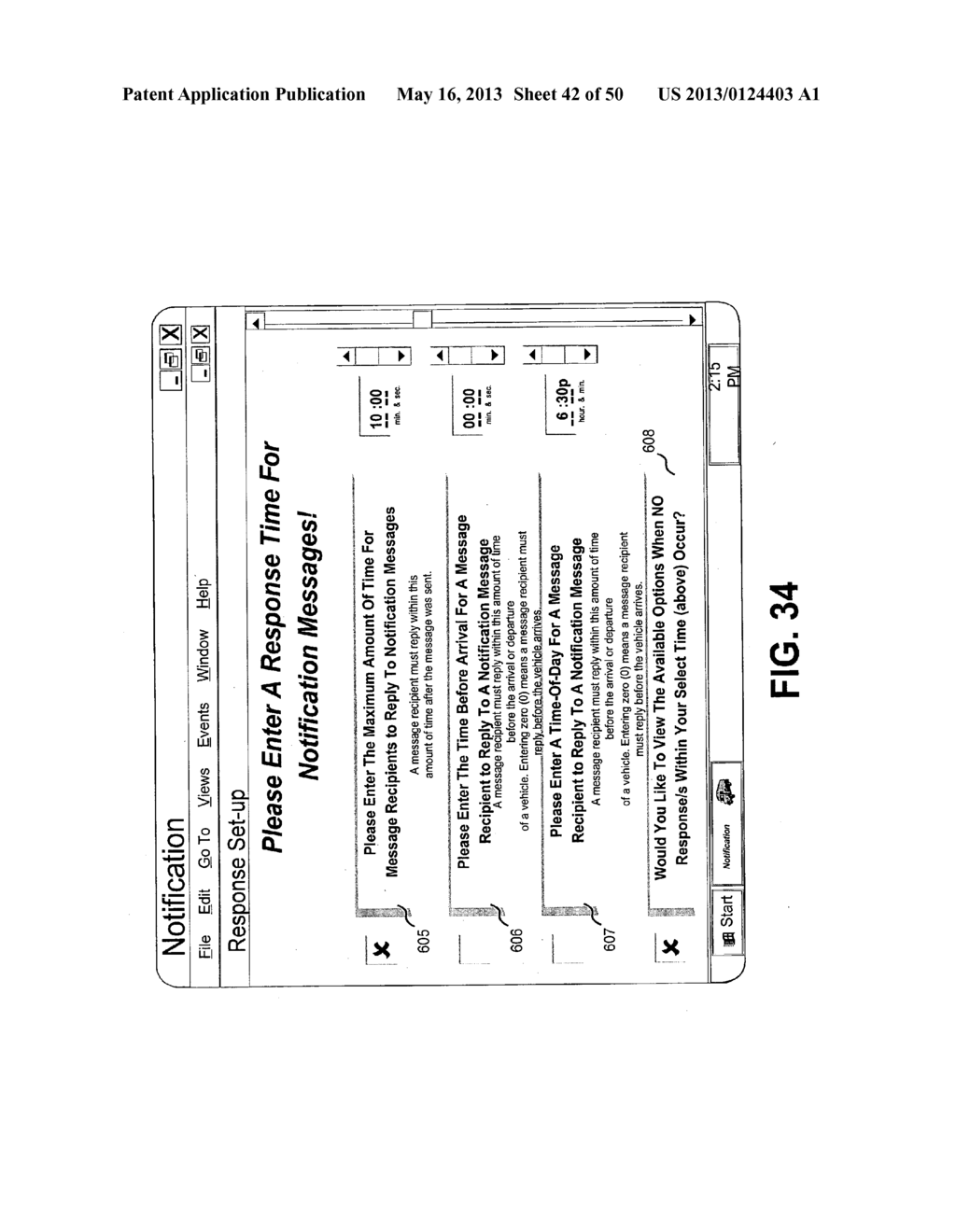 Notification Systems and Methods Enabling Selection of Arrival or     Departure Times of Tracked Mobile Things in Relation to Locations - diagram, schematic, and image 43