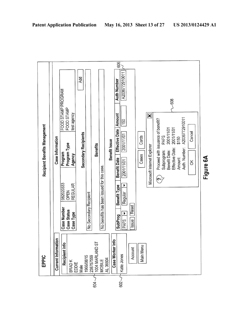 SYSTEMS AND METHODS FOR ELECTRONICALLY PROCESSING GOVERNMENT SPONSORED     BENEFITS - diagram, schematic, and image 14