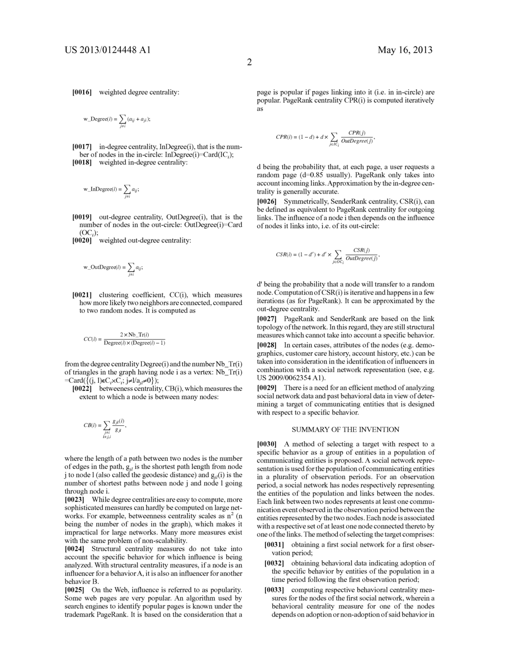 METHOD AND SYSTEM FOR SELECTING A TARGET WITH RESPECT TO A BEHAVIOR IN A     POPULATION OF COMMUNICATING ENTITIES - diagram, schematic, and image 09