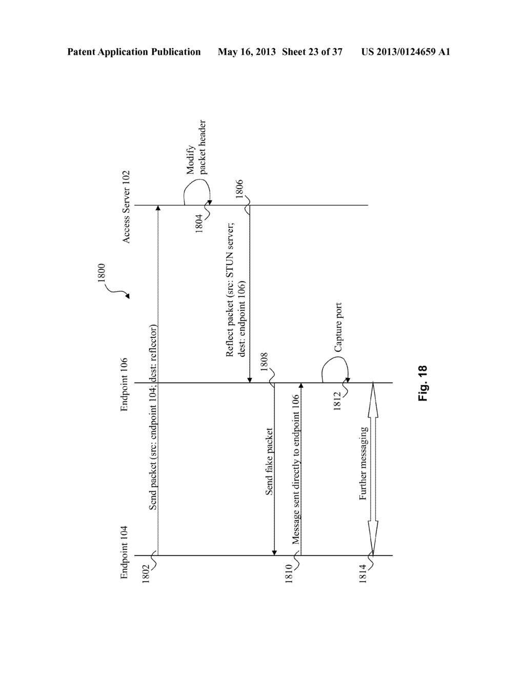 SYSTEM AND METHOD FOR PEER-TO-PEER MEDIA ROUTING USING A THIRD PARTY     INSTANT MESSAGING SYSTEM FOR SIGNALING - diagram, schematic, and image 24