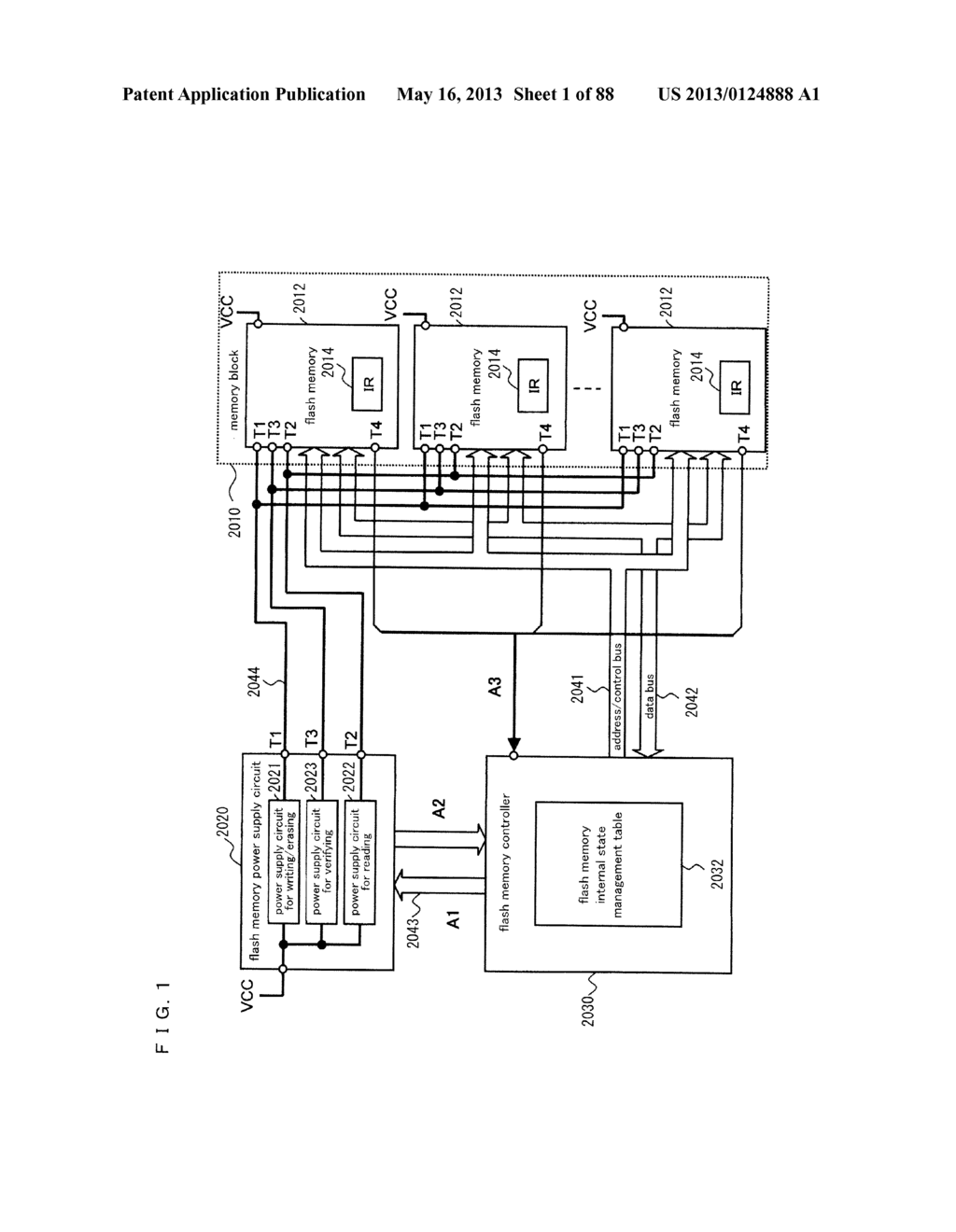 NONVOLATILE STORAGE SYSTEM, POWER SUPPLY CIRCUIT FOR MEMORY SYSTEM, FLASH     MEMORY, FLASH MEMORY CONTROLLER, AND NONVOLATILE SEMICONDUCTOR STORAGE     DEVICE - diagram, schematic, and image 02