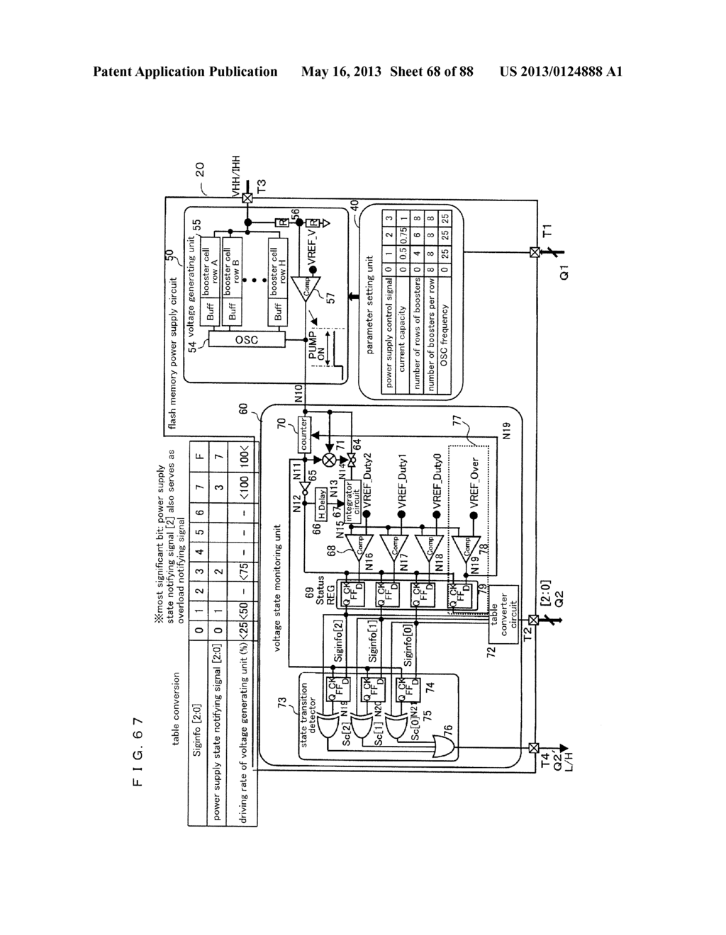 NONVOLATILE STORAGE SYSTEM, POWER SUPPLY CIRCUIT FOR MEMORY SYSTEM, FLASH     MEMORY, FLASH MEMORY CONTROLLER, AND NONVOLATILE SEMICONDUCTOR STORAGE     DEVICE - diagram, schematic, and image 69